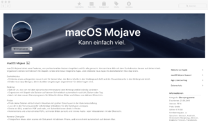 Mojave AppStore