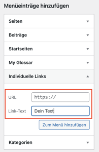 individueller Link